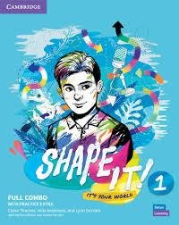 Capa do material Shape It!, da Cambridge, usado nas turmas de adolescentes